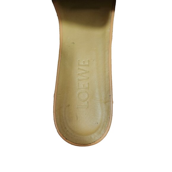 Loewe GATE FLAT MULES, Low Heel Leather Warm Desert Women's Ital EU 38/7.5 US - Picture 10 of 13